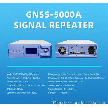 Signal repeater GNSS-5000-001 for GNSS navigation product development/production